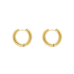 Finaste Small musthave hoops goldplated Discount