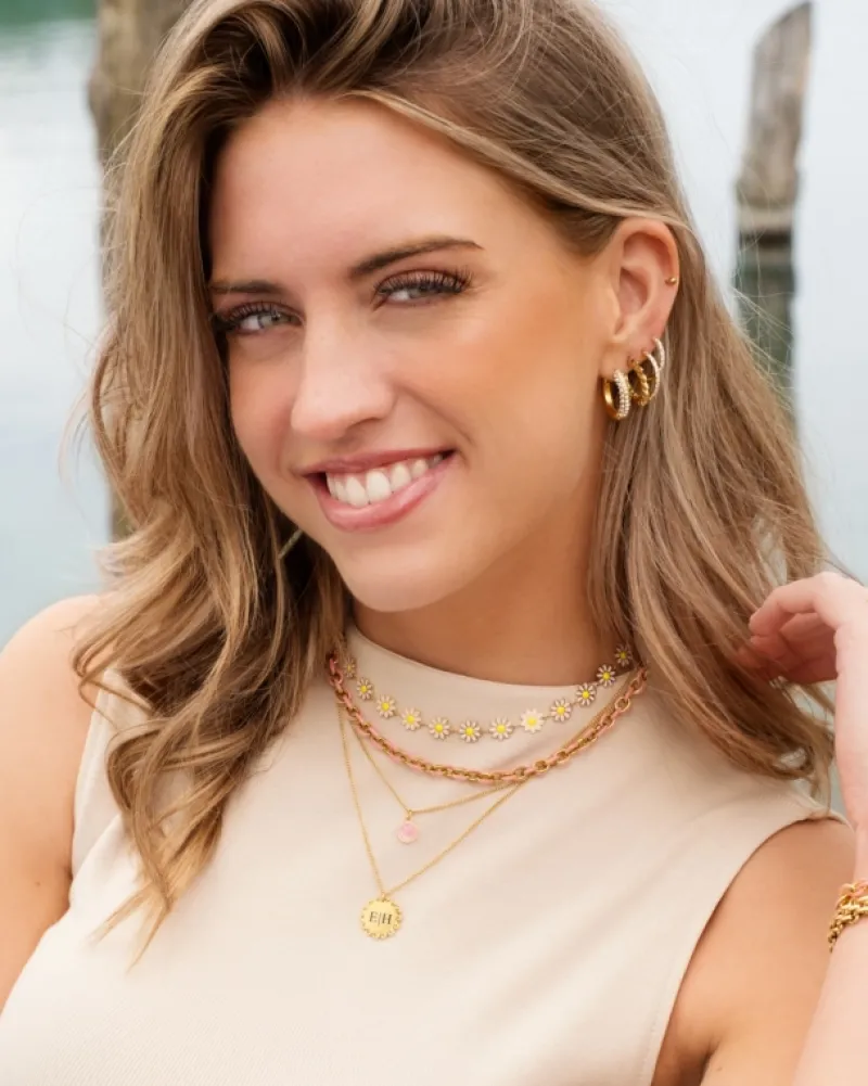 Finaste Sparkle hoops goldplated Sale