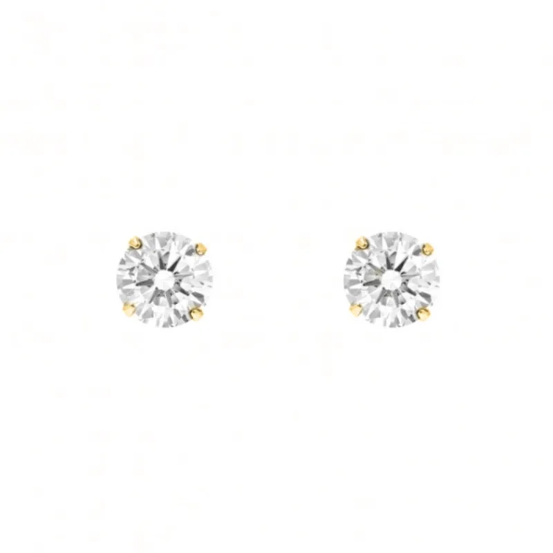 Finaste Sparkle Stud Oorbellen Goud Kleurig Clearance
