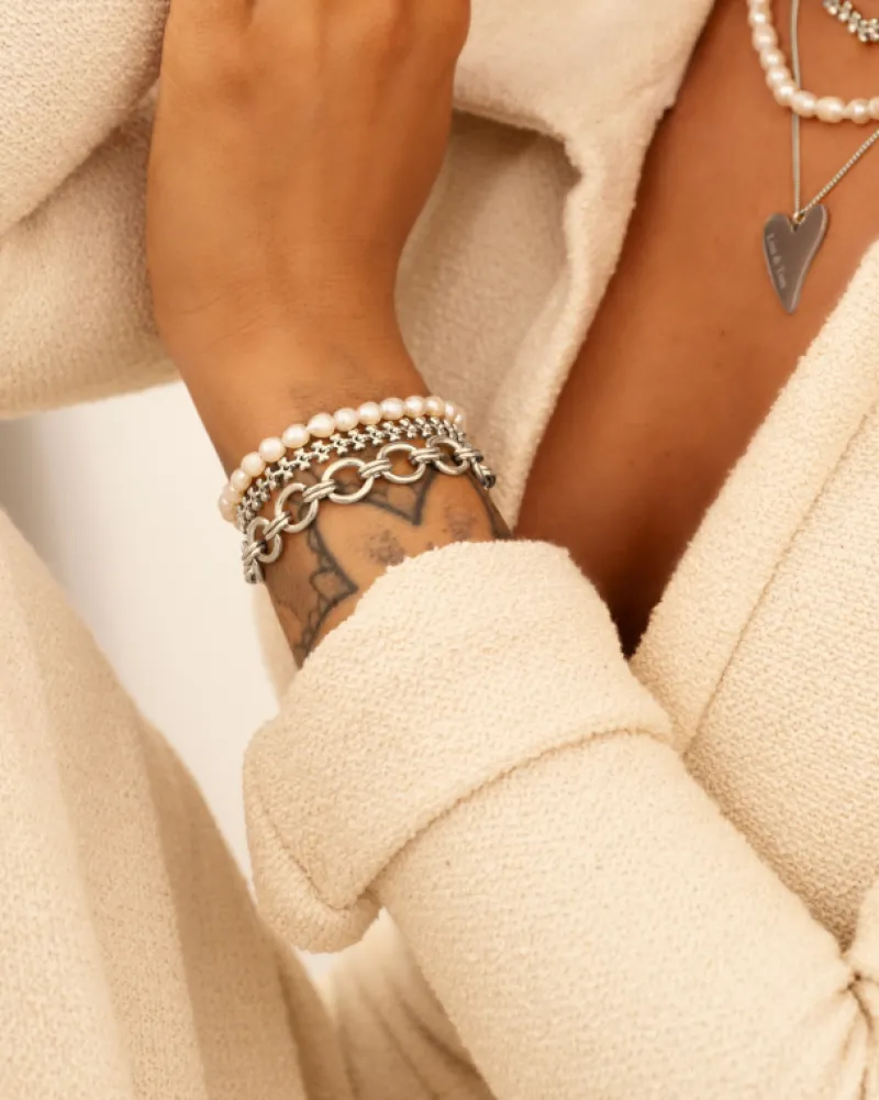 Finaste Statement bracelet round chains Fashion