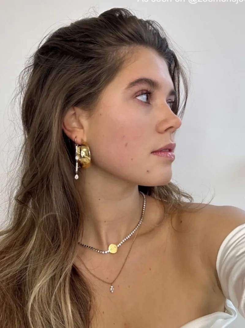 Finaste Statement hoops large goudkleurig Discount