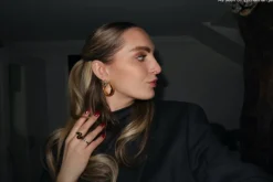 Finaste Statement hoops large goudkleurig Discount