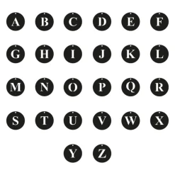 Finaste Statement initial ketting goudkleurig Outlet