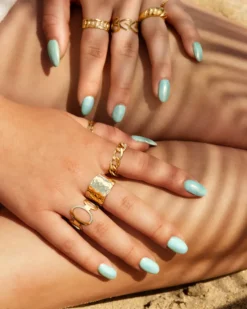 Finaste Statement ring dots verstelbaar goudkleurig New