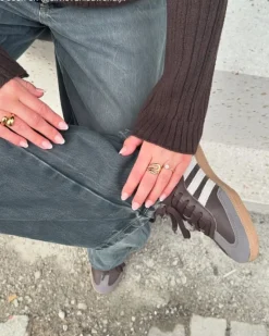 Finaste Statement ring organic goudkleurig New