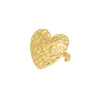 Finaste Statement ring vintage hart goudkleurig Hot