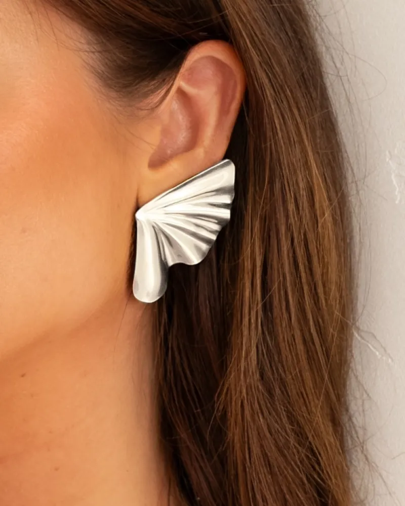 Finaste Statement schelp oorbellen Clearance
