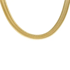 Finaste Statement snake chain necklace goldplated Hot