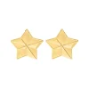 Finaste Statement star stud earrings goldplated Hot