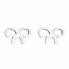 Finaste Steel Bow Oorbellen Clearance