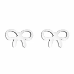 Finaste Steel Bow Oorbellen Clearance