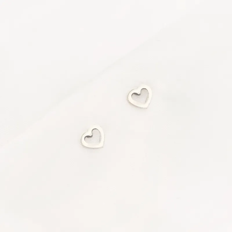 Finaste Stud oorbellen open hearts Best