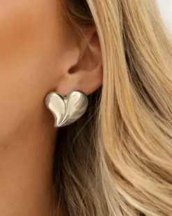 Finaste Stud oorbellen statement hart Online