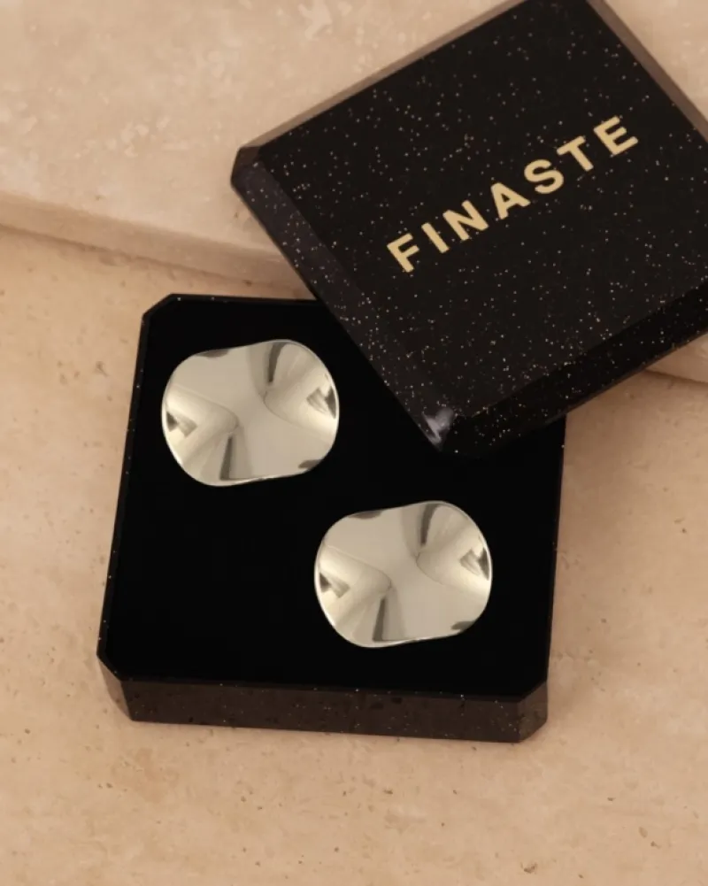 Finaste Stud oorbellen statement round Best