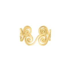 Finaste Swirl ring goudkleurig Online