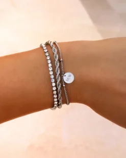 Finaste Tennis armparty met gravering Fashion