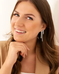 Finaste Tennis earrings oval Sale