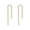 Finaste Tennis Party Earrings Goldplated Fashion