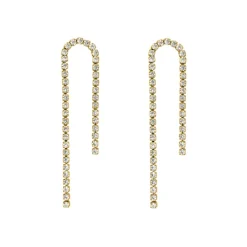 Finaste Tennis Party Earrings Goldplated Fashion