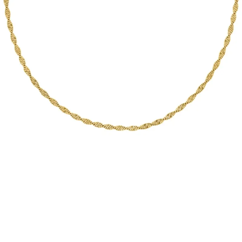 Finaste Trending influencer ketting goudkleurig Clearance