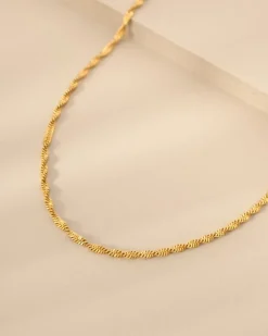 Finaste Trending influencer ketting goudkleurig Clearance