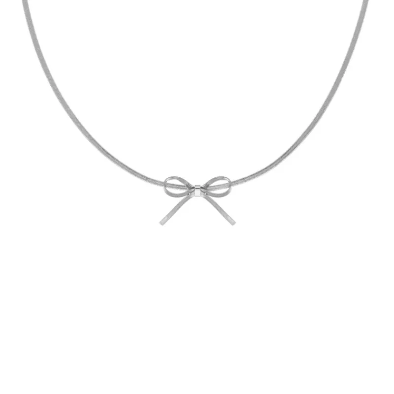Finaste Trendy bow necklace Fashion
