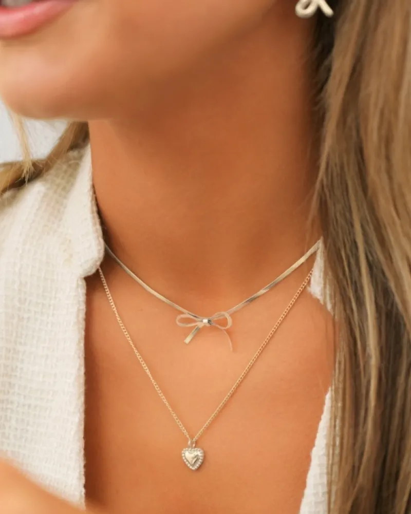 Finaste Trendy bow necklace Fashion