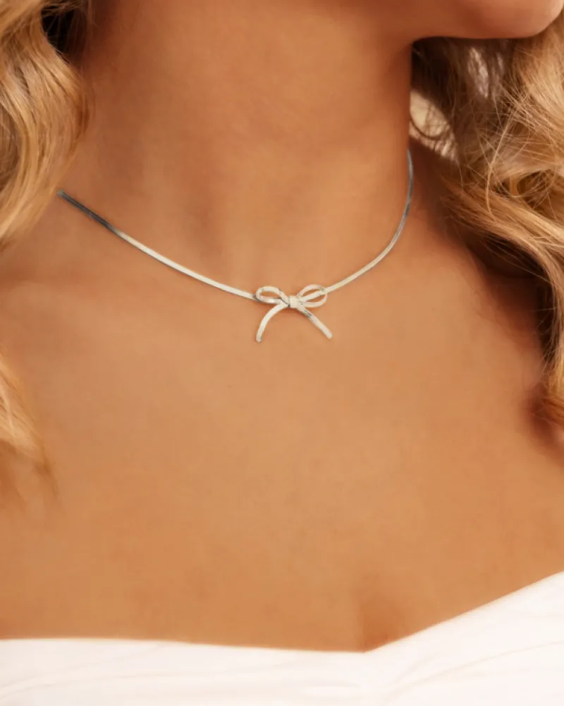 Finaste Trendy bow necklace Fashion