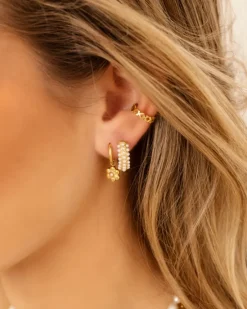 Finaste Trendy ear cuff goudkleurig Hot