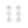 Finaste Triple flower earrings Hot