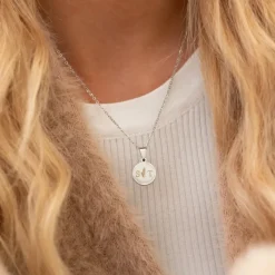 Finaste Twee Initialen ketting Sale