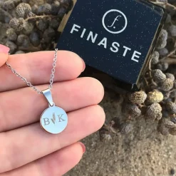 Finaste Twee Initialen ketting Sale