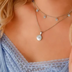 Finaste Twee Initialen ketting Sale