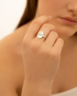 Finaste Verstelbare initial ring vintage Fashion
