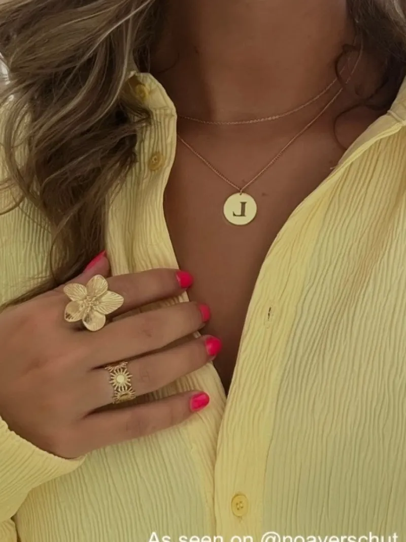 Finaste Verstelbare ring boho summer goudkleurig Sale