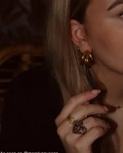 Finaste Verstelbare ring boho summer goudkleurig Sale