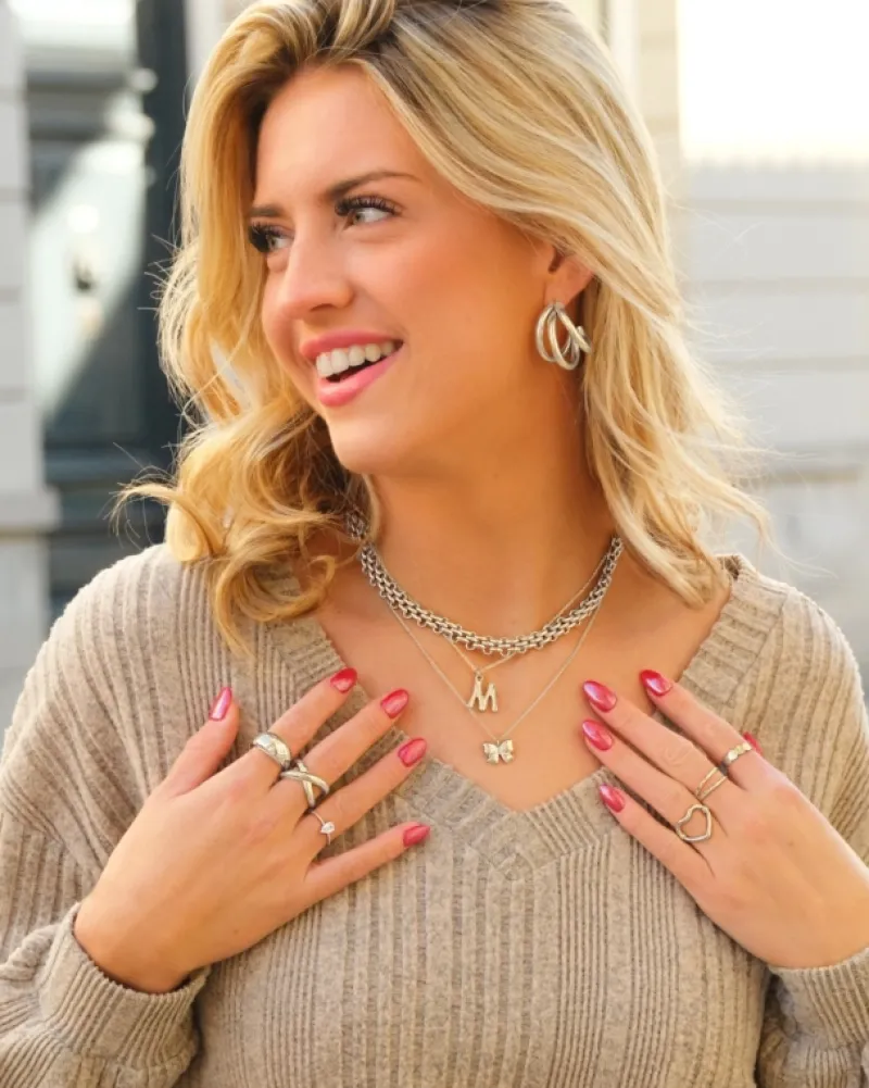 Finaste Verstelbare Ring Chunky Discount