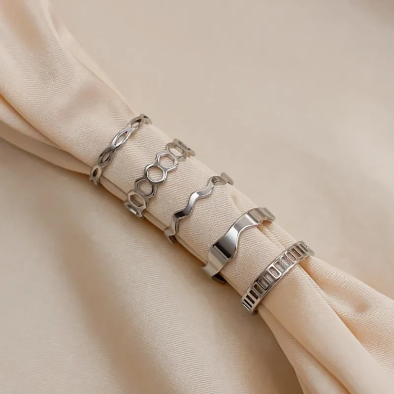 Finaste Verstelbare Ring Chunky Discount