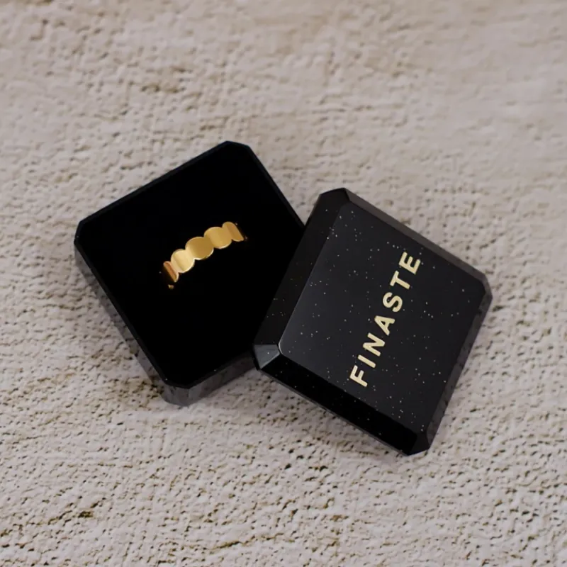 Finaste Verstelbare Ring Chunky Kleur Goud Online