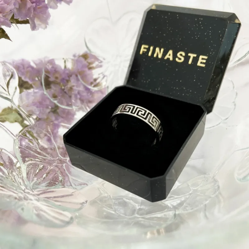 Finaste Verstelbare ring met print Fashion