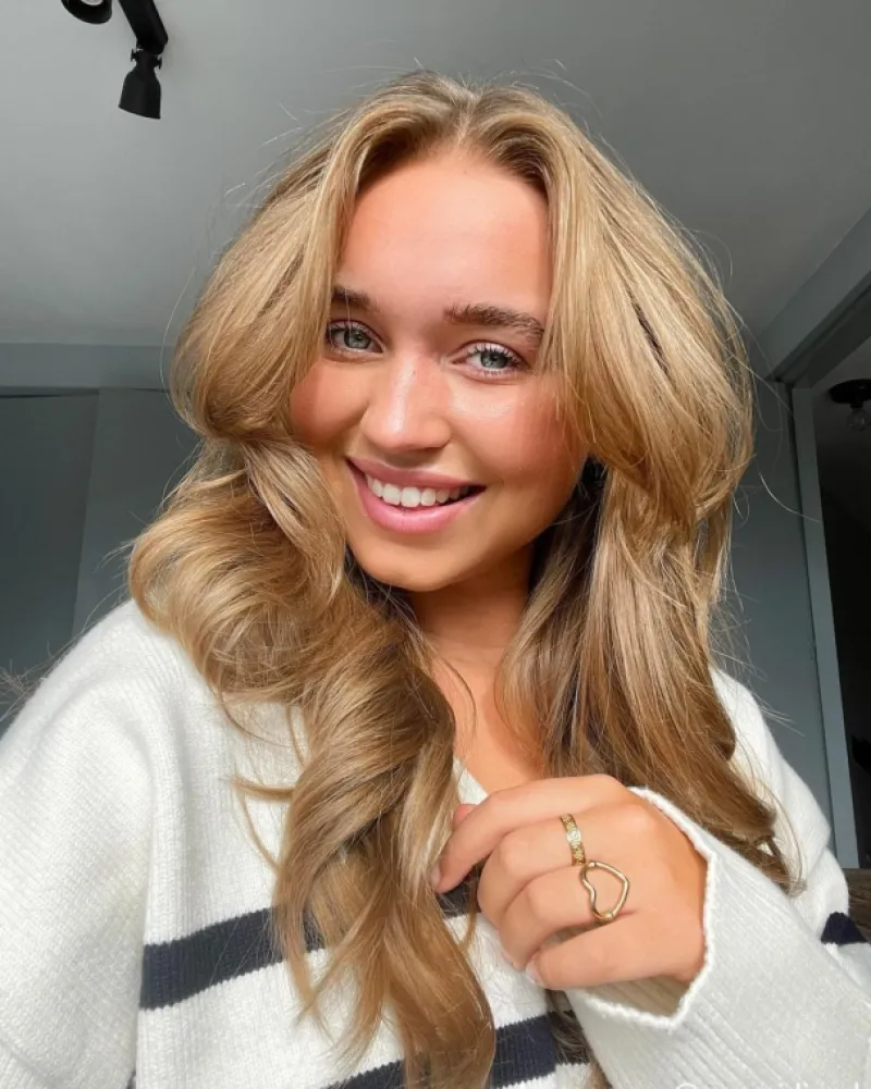 Finaste Verstelbare ring met print kleur goud Fashion