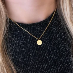 Finaste Vier Initialen Ketting Goud Kleurig Discount