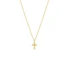 Finaste Vintage cross necklace goldplated Fashion