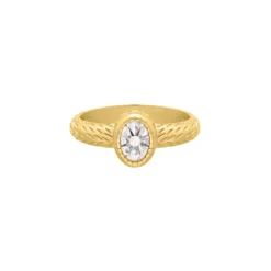 Finaste Vintage stone ring goudkleurig Sale