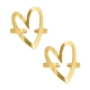 Finaste Vriendschapsringen love heart goudkleurig New