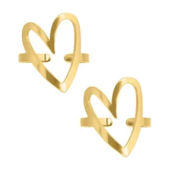 Finaste Vriendschapsringen love heart goudkleurig New