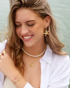 Finaste Zeester armband goudkleurig Outlet
