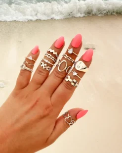 Finaste Zigzag ring Outlet