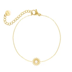 Finaste Zon armband vintage goudkleurig New