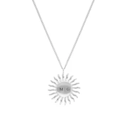 Finaste Zon ketting initials Sale